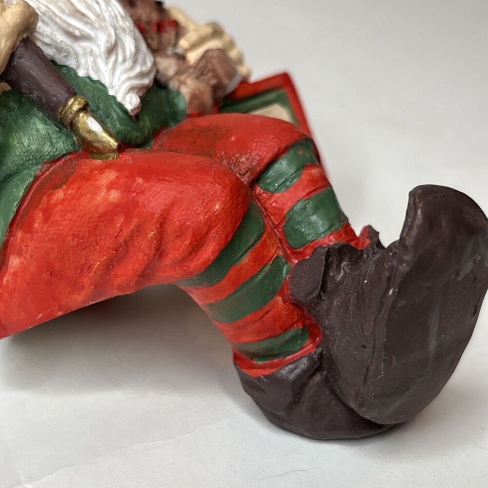 Christmas Elf Toymaker Figurine Teddy Bear ABC Block Rifle 5” Holiday Decor - Picture 12 of 16